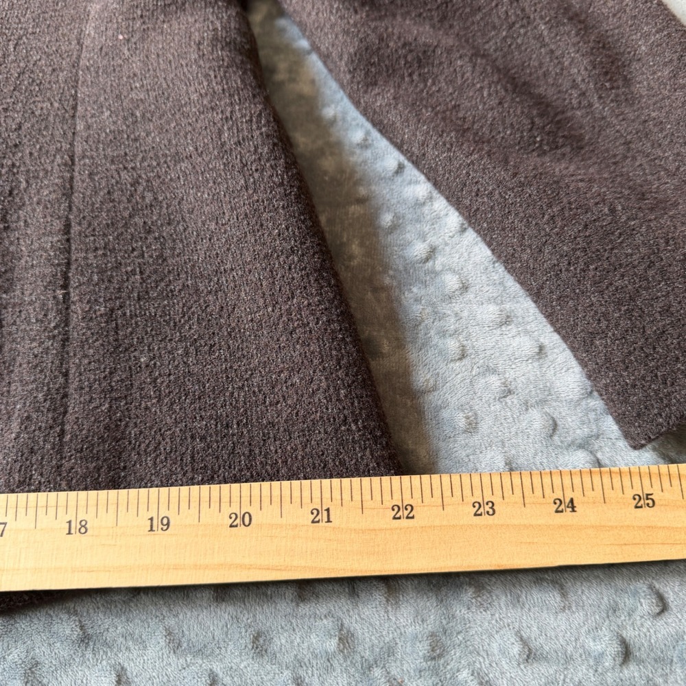 Giorgio Armani Le Collezioni Brown Wool Blend Skirt Suit Set Made in Italy 12/8 - Picture 8 of 16